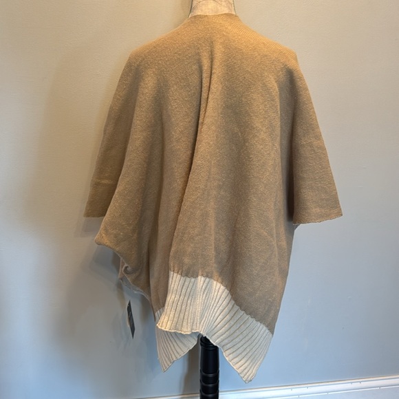 On 34th reversible tight knit wrap sweater cardigan NWT One Size - Picture 5 of 9